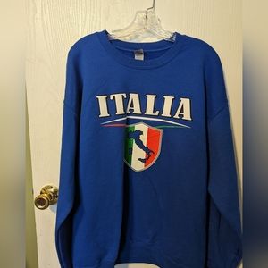 Italia Long Sleeve Gildan Sweatshirt size L